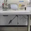 Máquina de Coser Industrial Jack Usada, Totalmente Automática, Computarizada, de Mesa Plana con Cortahilos, Puntada de Retroceso y Puntada Fija para Uso Doméstico, Envío de Juego Completo