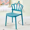 Silla Corona Doméstica Apilable para Niños Silla de Ocio para Exteriores Silla Infantil para Bodas Silla de Estudiante Silla con Respaldo para Jardín de Infancia