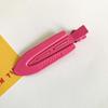 Pinza para el cabello sin costuras color caramelo estilo japonés y coreano maquillaje peluquería flequillo clip lateral tono shake mismo estilo pinza para el cabello simple dulce clip de pico de pato