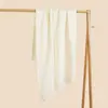 Manta Envolvente para Bebé de Color Sólido de Algodón de Bambú, Popular en Venta Transfronteriza, Estilo Primavera y Verano, Manta Envolvente para Recién Nacidos, Adecuada para Cunas y Cochecitos
