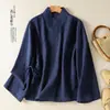 Traje de Tai Chi con cuello inclinado, traje Badao Jin para mujer, vestimenta taoísta Wudang, túnica taoísta para hombre, ropa de práctica, Hanfu de algodón y lino para laico, ropa Zen, primavera