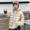 Familiar, Estilo Padre-Hijo Trazable Chaqueta de Plumas con Cuello Alto, Impermeable Resistente para Niños Nuevo Estándar Nacional 90% Plumas de Pato Blanco Abrigo, Moderno