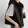 Colete Camadas Didi Fashion Shanlida Sem Mangas Casual Versátil Emagrecedor Casaco Novo Chegada Primavera 2025