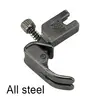 Pie Prensatelas Máquina de Coser Plana Todo Acero Juego de Pies Prensatelas Máquina de Coser Industrial Pie Prensatelas para Dobladillo Enrollado Industrial Combinación Venta al por Mayor