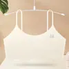 Popular Moderna Periodo de Desarrollo Adolescente para Niñas Taza Fija Anti-Golpes No Muestra el Pecho Chaleco Cómodo Amigable con la Piel para Mujeres