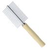 Peine para Gato Mayorista Transfronterizo Mango de Madera Peine de una Sola Fila Peine de Doble Fila Peine de Dientes Altos y Bajos Peinado y Suavizado de Gato