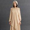 2025 Cachemir Otoño e Invierno Nuevo Chal de Estilo Perezoso para Mujer Chal de Longitud Media Cárdigan de Punto Superior con Suéter