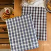 Tejido de algodón 100% teñido en hilo, tejido a cuadros de algodón puro teñido en hilo de color contrastante vintage, tejido para ropa infantil, bolsos y artículos para mascotas