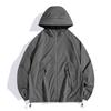 Venta al por mayor de fábrica Cortavientos para la piel al aire libre Ropa de protección solar para hombre Chaqueta fina con logo estampado para mujer Impermeable Ropa impresa para construcción de equipos