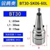 BT30-SK25/16 Porta-ferramentas CNC alta precisão alta velocidade balanceamento dinâmico gravação de precisão centro de usinagem CNC porta-ferramentas