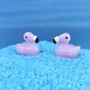 Adornos de micro paisajismo Flamenco resina simulación animal de caricatura adornos pequeños creativos decoraciones venta al por mayor