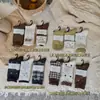 Calcetines de Lana Songmu para Mujer en Invierno, Calientes y Espesos tipo Slouch, Calcetines Vintage Florales de Seda y Cachemira para Mujer