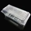 Caja de embalaje para cangrejo bolsa interior cangrejo peludo caja blister de cangrejo transparente plegable desmontable plástico para cangrejo hebilla de especificación fija con tapa