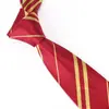 Corbata Harry Potter Estilo Universitario Niños y Niñas Campus Uniforme Escolar Sarja Rojo Amarillo Azul Verde