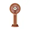 Ventilador Pequeño Portátil de Dibujos Animados Nuevo de Verano Transfronterizo Ventilador Pequeño de Escritorio Soporte para Teléfono Móvil Ventilador Regalo Venta al por Mayor