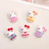 Acessórios de Resina DIY Desenho Animado Joias Flor Saia Gatinho Cola Creme Grampo de Cabelo Capa de Celular Fivela de Sapato Pingente de Chaveiro com