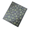 Adesivos de Unha Flor de Plumeria 3D Relevados Pequenas Flores Amarelas e Brancas Frescas Adesivo Traseiro à Prova d'Água Adesivos de Unha Decoração para Celular iPad