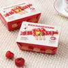 Caixas de Embalagem para Maçã do Amor Cristalizada, Espetinhos Pequenos, Caixas de Papel para Embalagem de Mini Maçã do Amor Cristalizada, Sacolas Descartáveis Modernas e Criativas para Uso Comercial