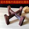 Soporte de madera maciza soporte de agua soporte de madera acuario soporte para macetas soporte para botellas de vino base de tanque de agua de cerámica soporte para acuicultura método antiguo soporte de molino de piedra