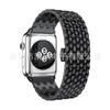 Para apple watch apple dragon padrão pulseira de aço inoxidável iWatch corrente borboleta fivela pulseira de aço