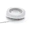 Cadena de Perlas con Clip Lateral de Acero Inoxidable Color de Vacío 18K Cadena de Perlas que Conserva el Color Cadena de Perlas Cadena Retorcida Accesorios para Collar Pulsera DIY