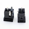Dc039A1.65 Zócalo de Pin Redondo 5.1*mm Enchufe Recto Vertical de 180 Grados de 3 Pines con Ranura para Tarjeta Zócalo Hembra de Carga Fuente de Alimentación