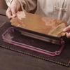 Bandeja de Té Transparente de Plástico Ningxuan Estilo Retro Soporte para Olla Doméstico Bandeja Zen de Burbujas Secas Impermeable Tapete para Té Aislamiento
