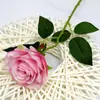 Flor Artificial Rosa Cruzada Haste Única Decoração de Casa Casamento Dia dos Namorados Flor Artificial Haste Única Rosa Qixi Arte Floral