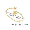 Pulsera de Brazo con Patrón de Estrella de Mar y Caracola, Estilo Vacaciones Marinas Nuevo Estilo Transfronterizo Europeo y Americano, Accesorio Versátil de Moda y Exquisito para Mujer