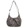 Bolsa de tela de nylon de gran capacidad para mujer, nueva 2024, informal, ligera, simple, bandolera, bolsa de hombro para ir al trabajo