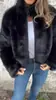 Chaqueta informal con cremallera y cuello alto de piel sintética para mujer, otoño e invierno, transfronteriza, de Amazon 2024, para mujer europea y americana