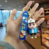 Sudadera Llavero Crayon Shin-Chan Llavero 3D Muñeco Pareja Coche Bolso Colgante Pequeño Regalo Adorno