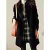 Abrigo de Mujer Otoño e Invierno 2025 Nuevo Estilo Coreano Petite Camel Abrigo de Lana Versátil Casual Adelgazante Elegante