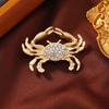 Broche creativo con forma de maniquí de los 12 signos del zodiaco para mujer, con diamantes de imitación, accesorio de ropa