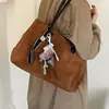 Nova Bolsa Feminina para o Dia a Dia 2026 Camurça Retrô Exquisite Bolsa de Mão Grande Capacidade Outono Ombro Único Moda Tote Veludo