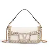 Bolso de noche exclusivo con pedrería transfronterizo para mujer, bolso cuadrado pequeño retro moderno europeo y americano, clutch elegante versátil para fiesta