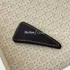 Nuevo Pasador de Triángulo de Tela Cosida Amarilla Estilo Coreano, Pinza BB Simple de Moda Retro para Flequillo, Elegante Pinza Lateral
