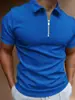 Camisa Polo de Manga Corta para Hombre de Verano 2022 Transfronteriza Lasher Camiseta Ajuste Casual Top Ropa Masculina Europea y Americana