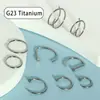 Mais Vendido na Amazon F136 Titânio Argola de Nariz Argola de Lábio 20g Barra Fina Modelo Básico Stud de Nariz em C Venda Direta do Fabricante em Estoque 1 Peça