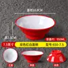 Tazón de Fideos de Caracol Picante de Dos Colores, Tazón Especial para Fideos de Tienda de Fideos, Tazón de Plástico Anti-Caídas para Ramen de Res, Vajilla de Melamina