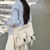 Bolsa Transversal Casual Ultramoderna, Moderna e Simples 2025, de Grande Capacidade, em Nylon com Vários Bolsos, para Estudantes do Sexo Feminino Irem às Aulas