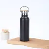 Suministro Transfronterizo Botella de Agua Deportiva de Acero Inoxidable 304, Botella para Senderismo Estilo Americano de Boca Ancha, Taza Térmica de Doble Pared al Vacío, Personalizable con Logo