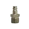 Conector Rápido Externo con Rosca Macho Estilo Europeo para Tuberías de Aire, Suministros del Fabricante Conectores Roscados Macho NPT/R/G Estilo Alemán con Rosca Macho