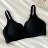 Roupa Íntima Térmica Sem Costura Escovada para Mulheres, Push-Up para Seios Pequenos, Outono e Inverno, Coleta Lateral dos Seios, Anti-Queda, Levantamento, Suporte Macio, Sutiã Modelador