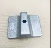 Bloque de Ánodo de Zinc Anticorrosión para Motores Fuera de Borda, Bloque de Ánodo para Motores Fuera de Borda de Dos Tiempos y Cuatro Tiempos, Pieza de Navegación para Ángulo del Timón
