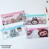 Mipin Stationery Bolsa de Red A4 Conejo Miffy Linda Miffy Snoopy Bolsa de Archivo Mini A5 Bolsa de Almacenamiento con Cremallera