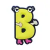 Venda Direta do Fabricante: Pingentes de Sapato com Letras de Desenho Animado Feitos de Resina PVC, Acessórios de Moda DIY para Sapatos Crocs