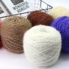 Bola de lana de ardilla, terciopelo brillante, línea de terciopelo, nueva línea de gorras tejidas a mano, línea de bufandas, abrigos, línea gruesa, fabricantes al por mayor
