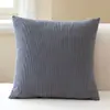 Funda de Almohada de Pana Color Sólido Cojín para Sofá Nordic Light Luxury Cojín para Sala de Estar Cuadrado para Respaldo de Cama Funda de Almohada al por Mayor