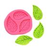 Rosa guirlanda folhas Mimosa silicone molde bolo bolo DIY chocolate molde fondant assar molde decorativo